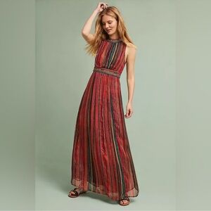 Bl^nk London for Anthropologie Artista Maxi Dress Size: S